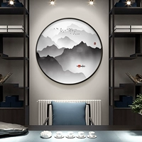 Trung Quốc mới vòng tranh trang trí hiên nhà tranh phong cảnh nghiên cứu phòng trà nền tường mực vẽ nhà hàng nhà hàng bức tranh tường bức bình phong đẹp
