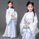 Trang phục trẻ em cổ tích váy Hanfu công chúa hoàng phi cải tiến cô bé ảnh phòng thu hiệu suất ảnh trình diễn múa trang phục