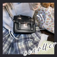 Студенческая юбка в складку, маленькая японская портативная сумка через плечо, 7 цветов