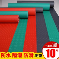 PVC thảm chống trơn trượt không thấm nước rào cản độ ẩm pad nhựa cao su nhà máy cửa hàng kho mặc tùy chỉnh màu xanh lá cây thảm phòng khách - Thảm sàn thảm xốp xpe