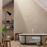 Бежевая имитация камня туалетная балкон сад Тонгтанбуян плитка на открытом воздухе ретро Древний имитационный кирпич 300x600