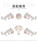 Nội thất châu Âu thạch cao hoa trang trí ngưỡng men đá nhựa nền tường hoa Dongyang sàn trống giả gỗ chạm khắc - Nhà cung cấp đồ nội thất