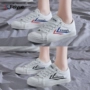 Feiyue nhảy mùa hè và mùa thu thấp để giúp giày nam màu trắng hoang dã Giày vải nữ sinh viên Hàn Quốc đôi giày thể thao - Plimsolls giày thể thao nữ trắng