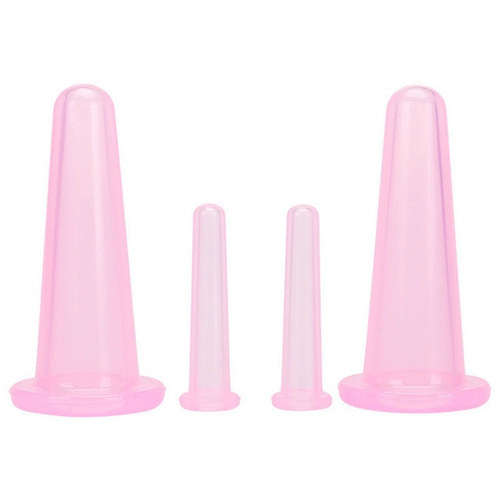 Силиконовые баночные массажные чашки для лица, мини-вакуумное массажное масло для лица, успокаивающее всасывающее средство для лица, области глаз, для вытягивания мышц, домашнее хозяйство