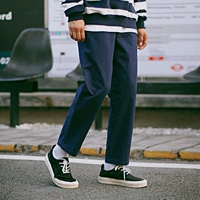 Летние тонкие японские цветные трендовые штаны, свободный прямой крой