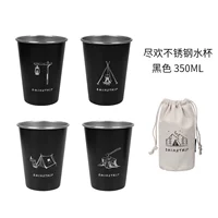 Черная сумка для хранения из нержавеющей стали