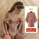 Vàng Nhung Bộ Đồ Ngủ Mùa Đông 2022 Hai Bộ Nữ V Sâu Gợi Cảm Váy Ngủ Ren Treo Váy Ngủ Có Miếng Lót Ngực