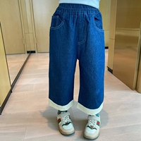 Осенние детские джинсы для отдыха, коллекция 2021, в корейском стиле