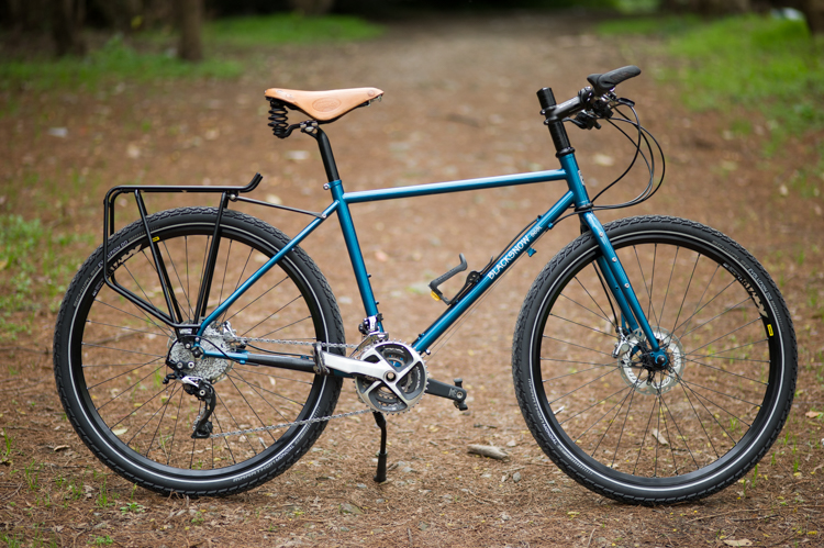 black snow gravel bike