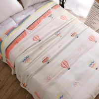 Хлопковое марлевое полотенце, летнее детское одеяло