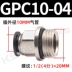 Đầu nối khí nén có vòng đệm Đầu nối xuyên thẳng GPC8-02/6-01/10-03/12-04 Đầu nối nhanh khí quản ốc vít nắp bồn cầu Chốt