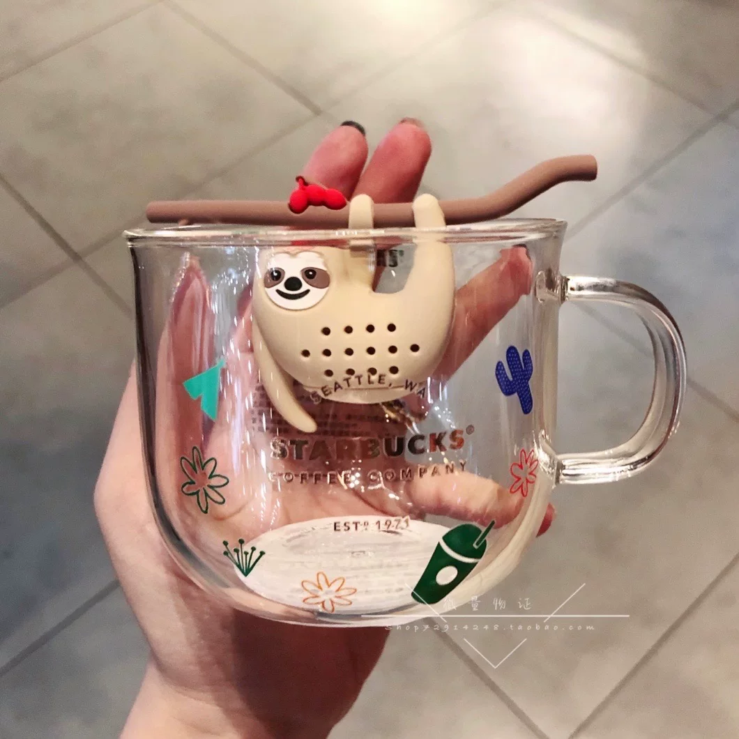 Starbucks, летний кофе лама, стекло со стеклом, 2020, с маленькими медведями