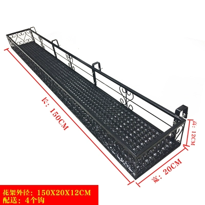 Châu Âu Ban Công Giá Hoa Treo Sắt Treo Chậu Hoa Giá Chống Trộm Cửa Sổ Pothos Mọng Nước Giá Hoa Trong Nhà Giá Để Đồ kệ gỗ trồng cây ban công 