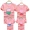 Trang phục mùa hè mới 2019 gia đình trang bị cho một gia đình ba hoặc bốn gia đình hoạt hình anime áo thun ngắn tay lợn Pecs bộ gia đình mặc tết