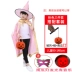 Halloween trẻ em trang phục bé trai biểu diễn chất liệu mẫu giáo trang phục ảo thuật gia phù thủy áo choàng bé gái áo choàng 