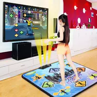 Kang Li HD không dây nhảy cảm ứng mat máy tính TV đơn sử dụng kép máy nhảy giảm cân dày thảm nhảy kèm tay cầm điều khiển từ xa