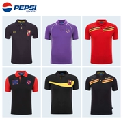 PEPSI Pepsi thể thao t-shirt nam ngắn tay áo polo ve áo xu hướng mùa hè cotton nhanh chóng làm khô sinh viên thanh niên 2018