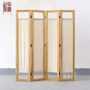 Trung Quốc màn hình gỗ phân vùng màn hình đơn giản hiện đại gấp màn hình di động 榆 gỗ retro Zen hiên hiên màn hình - Màn hình / Cửa sổ