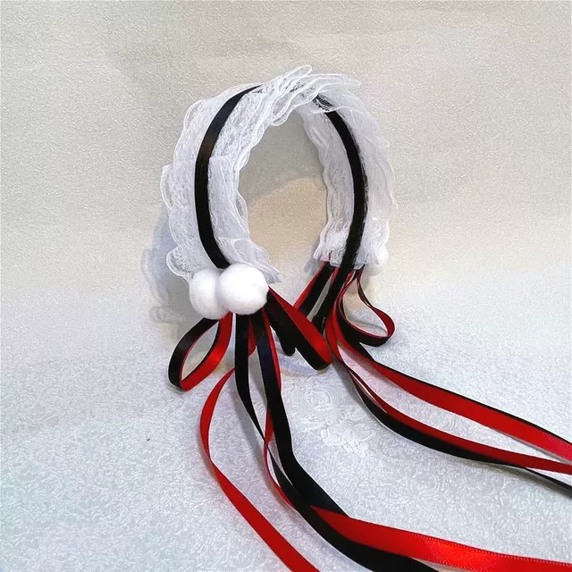 [Косметика Лолита Милая кошачьи уши тюль Headband KC Hair Band Аниме]