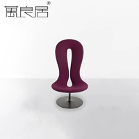 Wanliangju thiết kế nội thất hannah ghế phòng chờ nhập khẩu vải cashmere Ghế phòng chờ Hannah ghế tiffany