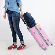 Túi du lịch xách tay du lịch Túi du lịch quần áo túi gấp có thể kéo hành lý xe đẩy