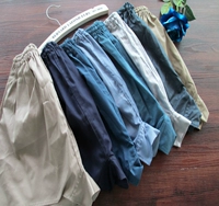 Sáu túi của trung và cũ tuổi cotton kaki của nam giới chân phẳng quần short kích thước lớn đồ lót lỏng tether cotton quần lót nam tam giác