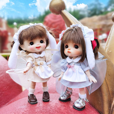 taobao agent OB11 baby rabbit servant skirt maid molly doll clothing circle is 12 points BJDGSC