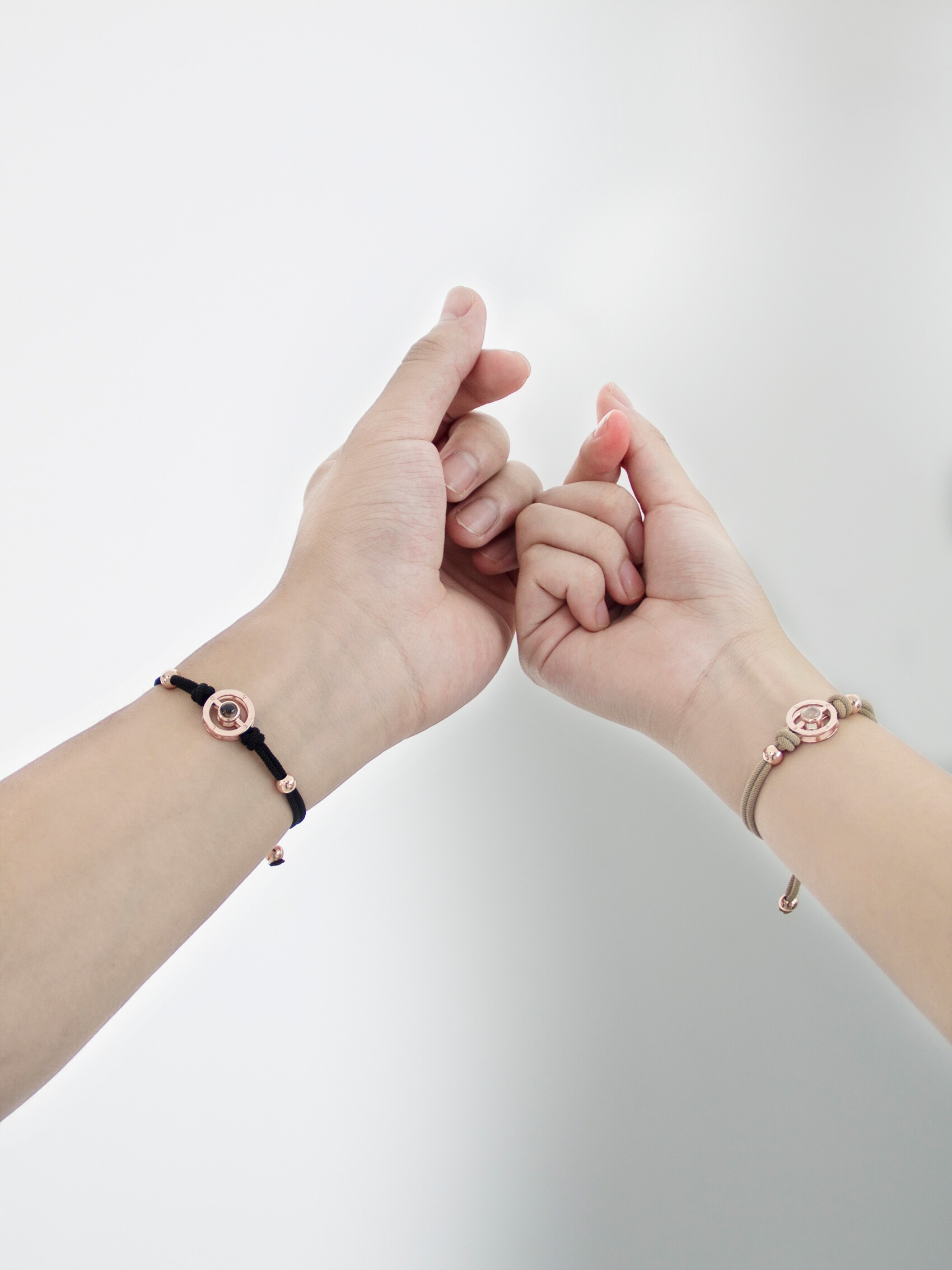 克兰茜 情侣纯银手链