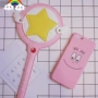Nhật bản và Hàn Quốc dễ thương phim hoạt hình Sakura anime mềm chị magic wand chút cổ tích thanh xe buýt sinh viên tàu điện ngầm thẻ truy cập bộ thẻ ví nhiều ngăn đựng thẻ