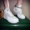 Giày cao cổ thời trang hip hop 2019 mùa thu mới bằng vải canvas da thoáng khí thể thao giản dị giày trắng thủy triều - Giày cao gót