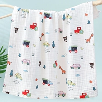 Хлопковое марлевое одеяло для младенца, мягкое детское банное полотенце для новорожденных