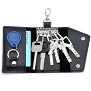 Của nam giới đa chức năng da túi chìa khóa nhỏ mini eo treo da nữ key thẻ chìa khóa thẻ hai-trong-một với một túi chìa khóa