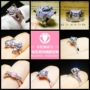 Mặt dây chuyền kim cương tùy chỉnh nhẫn kim cương trang sức inlay chế biến bạch kim bạch kim nam k nhẫn vàng hỗ trợ 18k trống hỗ trợ - Nhẫn nhẫn chrome heart