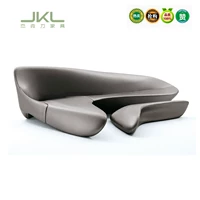Tùy chỉnh đồ nội thất-moon sofa cong sofa FRP sofa khách sạn sofa đồ nội thất thiết kế JKL-050 sofa thư giãn