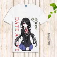 Mad ba T-shirt hẹn hò trận chiến lớn hai nhân dân tệ phim hoạt hình anime xung quanh người đàn ông Nhật Bản và phụ nữ quần áo ngắn tay áo Meng anime mới các sticker cute
