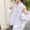 Áo sơ mi nữ mùa xuân 2019 thời trang mới Phiên bản Hàn Quốc của cà vạt lỏng lẻo Ý tưởng thiết kế quần áo mùa xuân nhỏ - Áo sơ mi