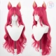 LOL Liên Minh Huyền Thoại Linh Hồn Sen Ahri Trang Phục Hóa Trang Cos Tóc Giả Tai Đuôi Lớn Dài 1 Mét cosplay morgana