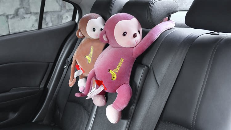 皮皮猴创意纸巾盒开箱车载生活乐趣满满