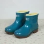 Giày đi mưa mùa đông cho nữ thấp ống cao su ngắn cao su bọc giày đi mưa