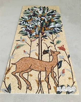 Картина мраморного разреза/Маленький оленя (0,1 квадратных метров) Мраморный сдвиг рисовать/оленя (0,1 квадратных метров)