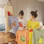 Ngôi nhà nhỏ mùa hè trái cây T váy ngủ nữ mùa hè lỏng lẻo phần cotton ngắn tay phiên bản Hàn Quốc của dịch vụ nhà gió cổ tích - Đêm đầm shop đồ lót 