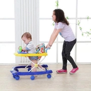 Baby Walker Đa chức năng Rollover Nam Baby 6 7-18 tháng Cô gái trẻ đẩy trẻ có thể gấp