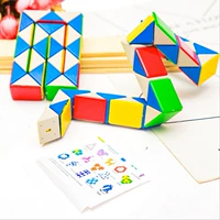 Đồ chơi giáo dục lớn Khối lập phương của Rubik 24 đoạn thước kẻ ma thuật ngày trẻ mẫu giáo phát triển trí tuệ bán đồ chơi rubik
