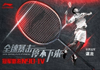 Подлинный Li Ningfeng Blade 900i Professional Badminton Racket Полный углеродный наступление ракетки 900B Одиночный выстрел 900C углеродная зола