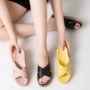 Dép nữ mùa hè 2019 phiên bản Hàn Quốc mới của thánh giá hoang dã với gân bò mềm đế mềm chống trơn và dép da đế bằng - Dép giày sandal đế cao