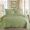 Quilting màu rắn retro cao cấp được bao phủ bởi bông giặt trải giường ba bộ điều hòa không khí đôi là [màu sợi]