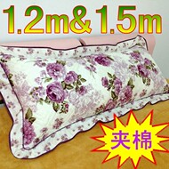 Đúp gối 1.5 m cotton 1.2 ren 100% cotton wedding couple dài áo gối chần Hàn Quốc dày