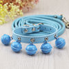 5 pure sky blue+blue leading rope