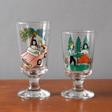 Южная Корея Oohlala Retro высокий стеклянная чашка для молока чашка молока в ин и в ветровой сок холодный напиток чашка молока коктейль чашка