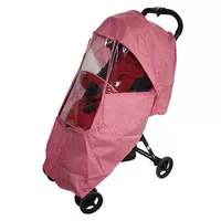 Розовый дождевик